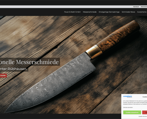 Traditionelle Messerschmiede