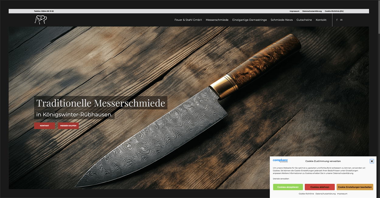 Traditionelle Messerschmiede
