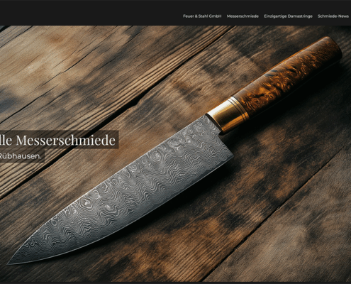 Relaunch der Siebengebirgsschmiede – traditionelle Messerkunst mit neuer Webpräsenz