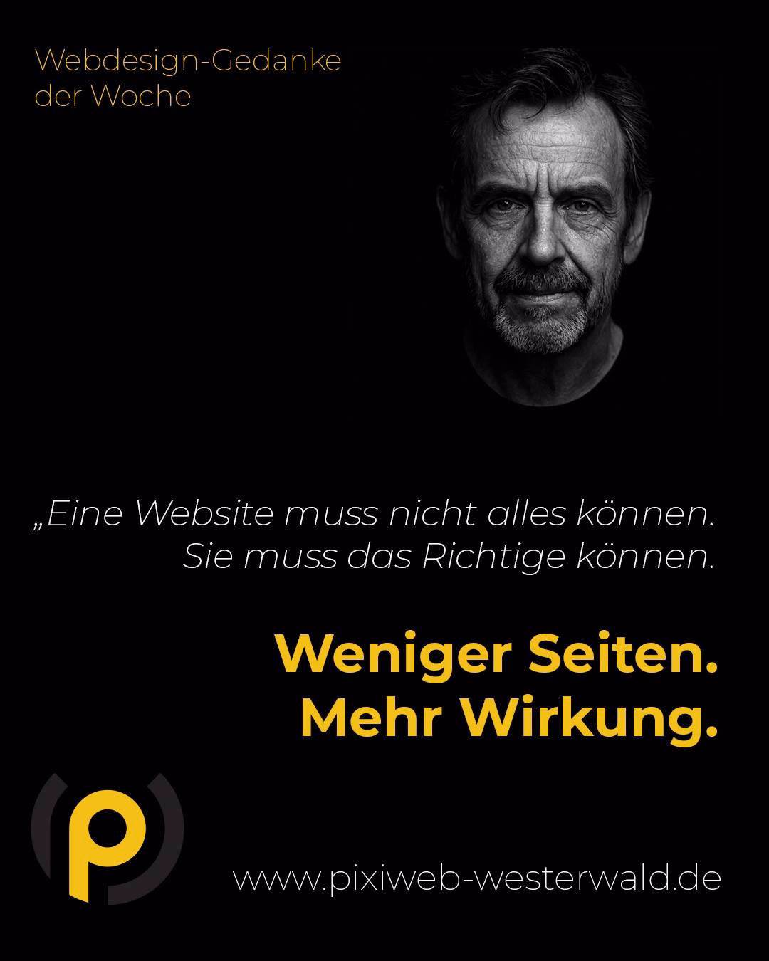 Weniger Seiten - mehr Wirkung Webdesign Tipp